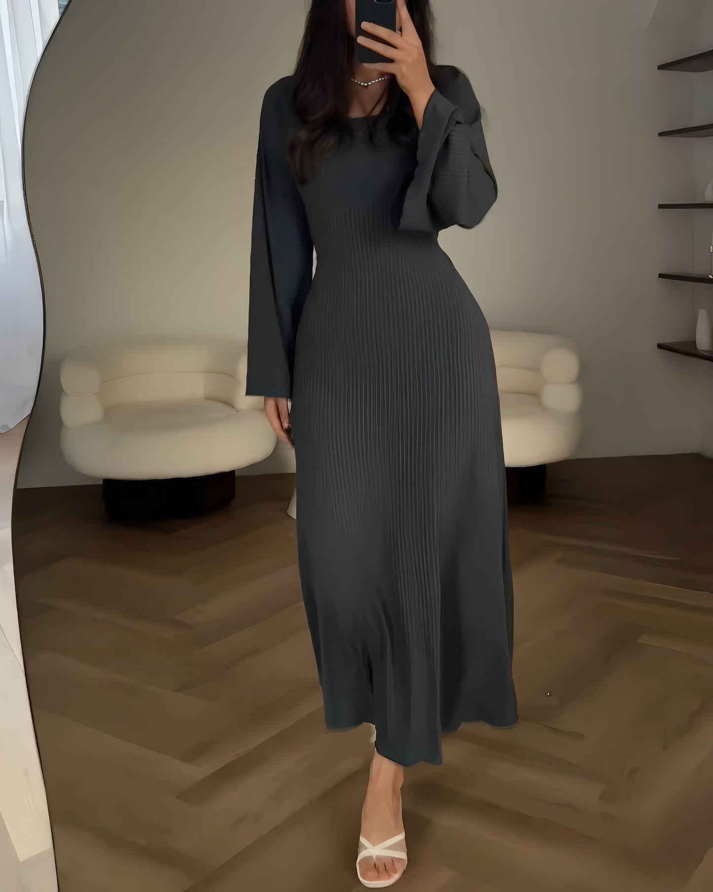 SOFIA™ | Robe Maxi Tricotée Élégante
