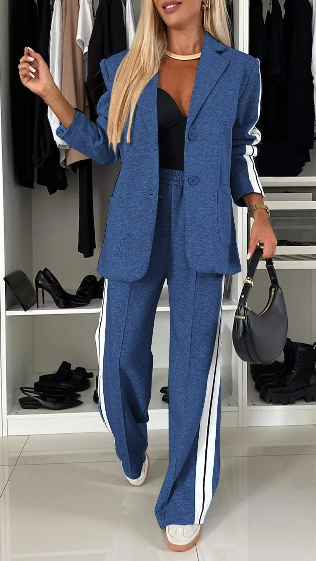Un blazer et un tailleur-pantalon chic sur mesure pour un style sans effort