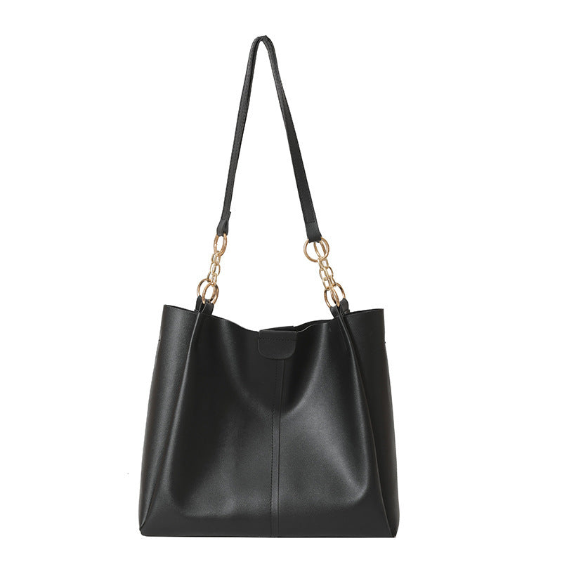 Ensemble sacs en cuir grainé