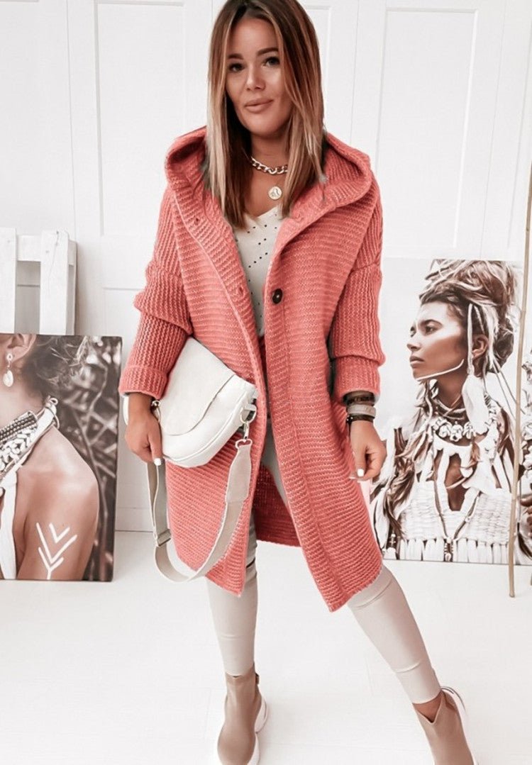 Cardigan en grosse maille confortable
