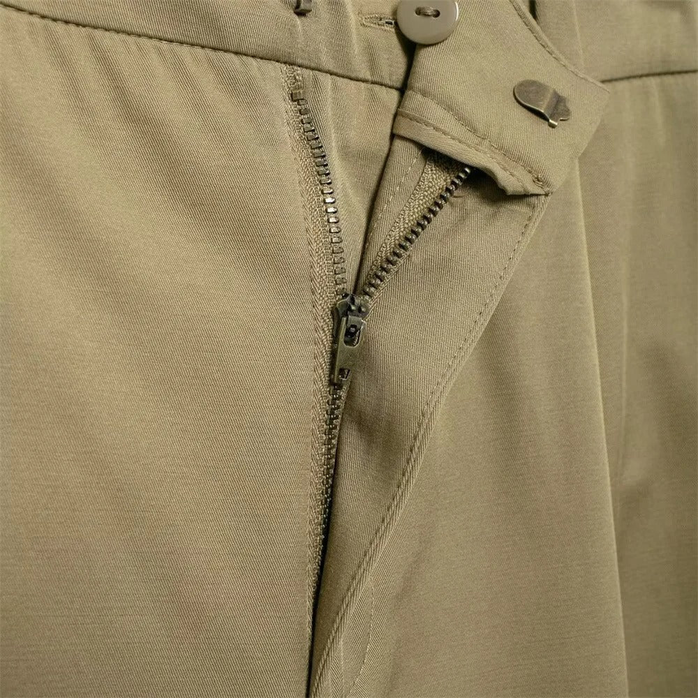 Veste Cargo Utility Décontractée avec Lanière et Détails de Poches