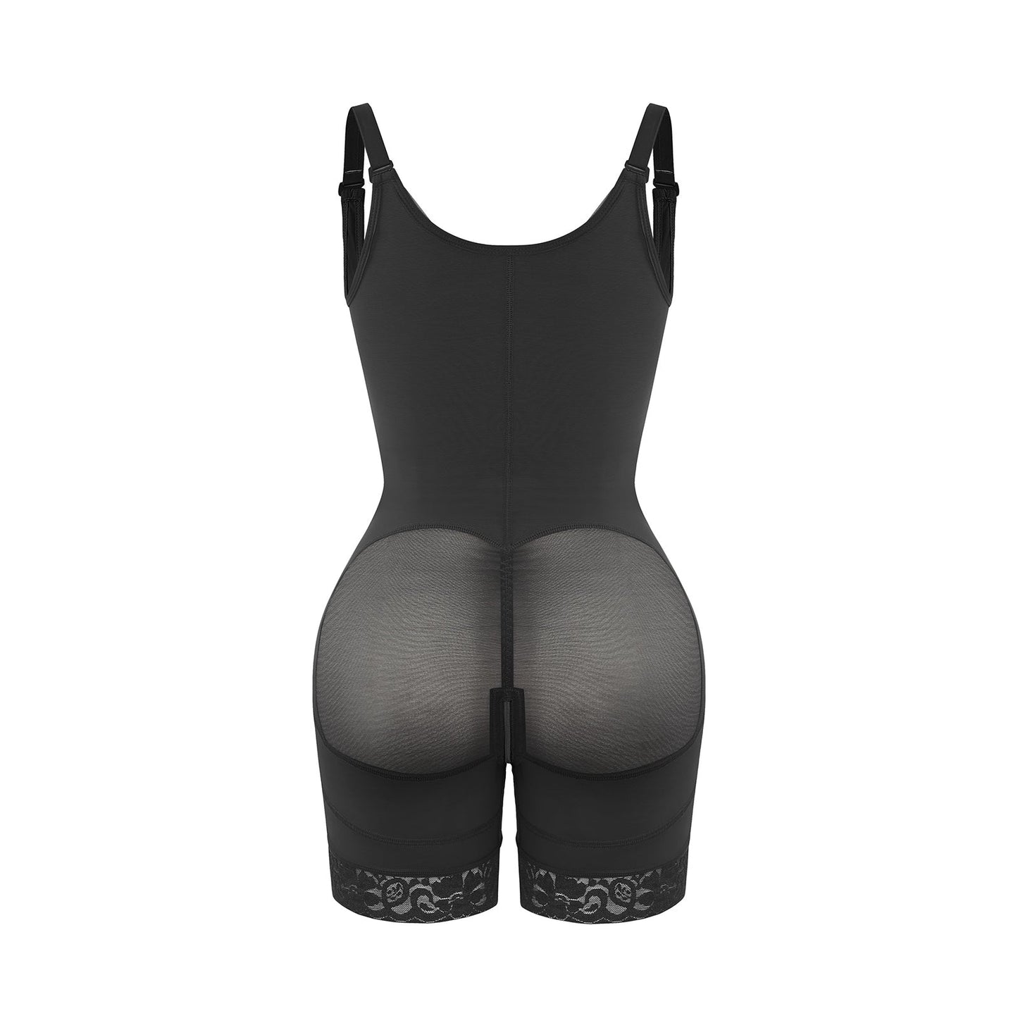 Felicia Short Powernet® - Ademende Latex Body met Open Borst, Buikcontrole en Stevige Compressie Shapewear.