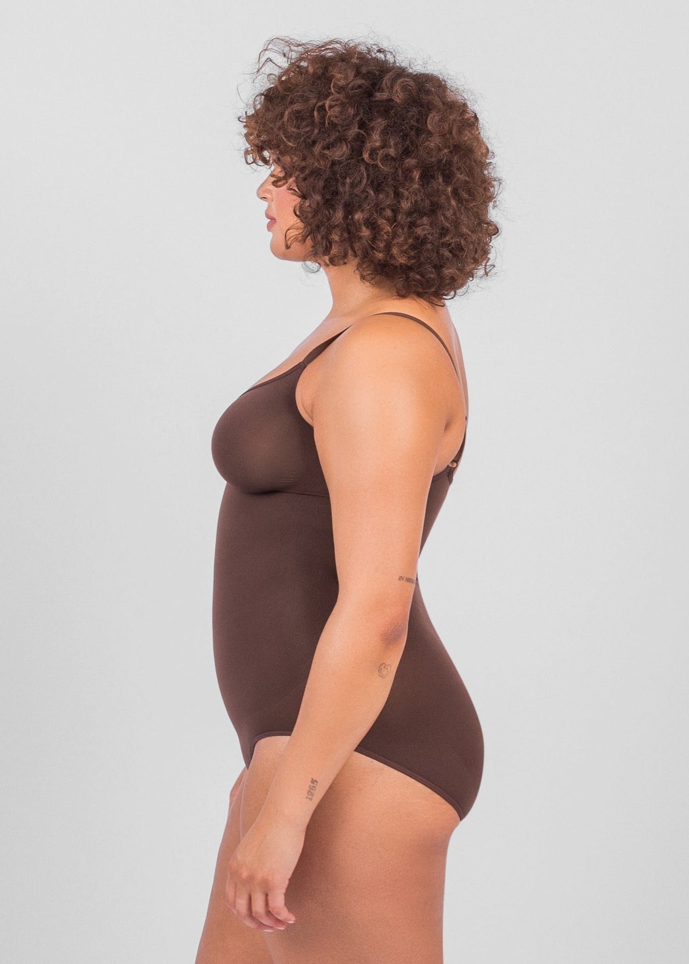Florence - Naadloze Bodysuit Brief Met Spaghetti Schouderbandjes