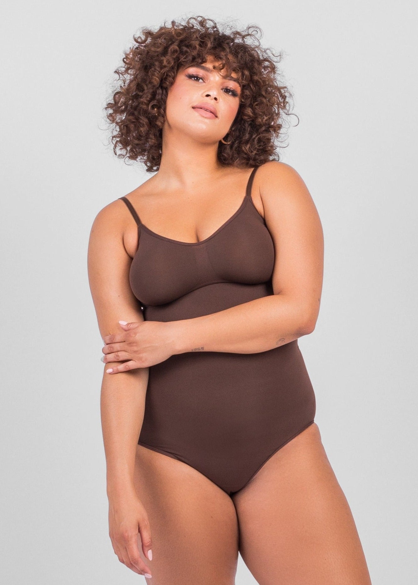 Florence - Naadloze Bodysuit Brief Met Spaghetti Schouderbandjes