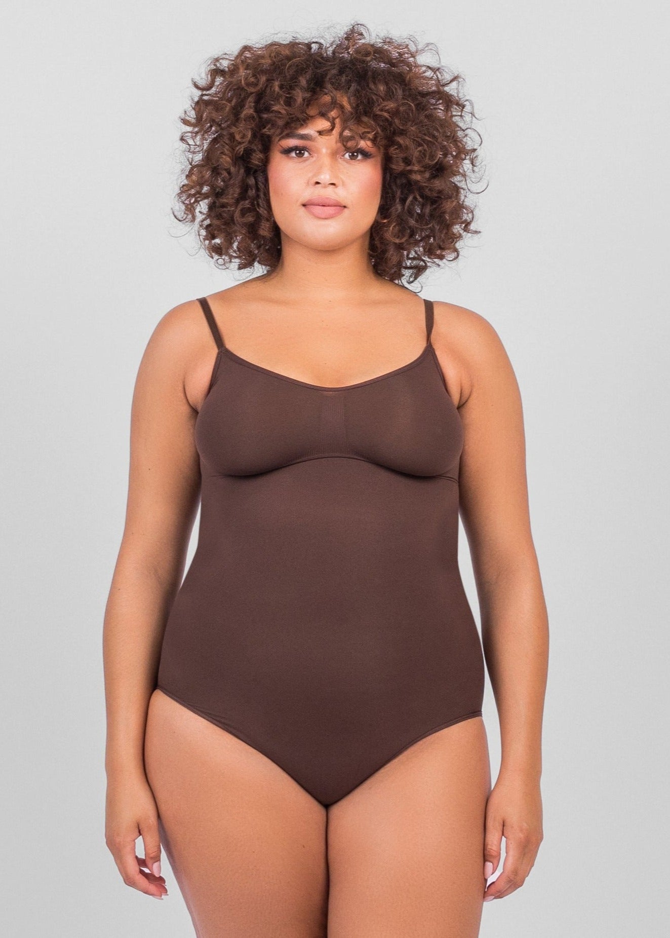 Florence - Naadloze Bodysuit Brief Met Spaghetti Schouderbandjes
