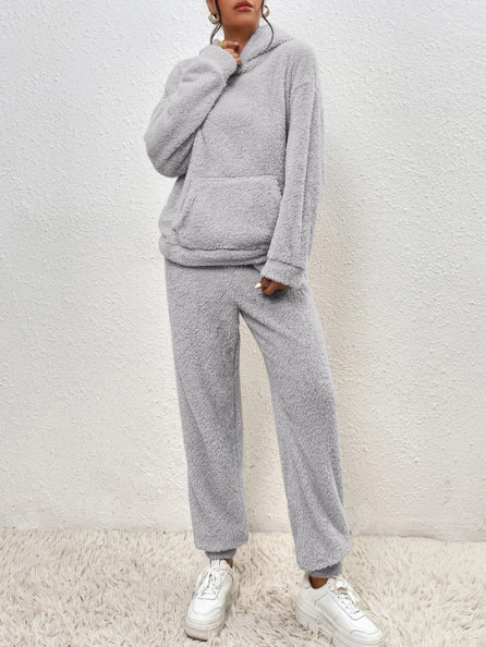 Ensemble de jogging à capuche Cozy Teddy femmes