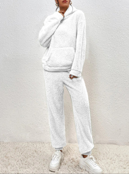 Ensemble de jogging à capuche Cozy Teddy femmes