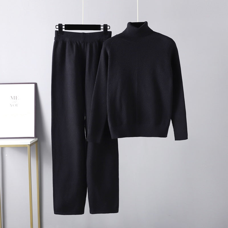 Ensemble deux pièces Lounge en tricot torsadé