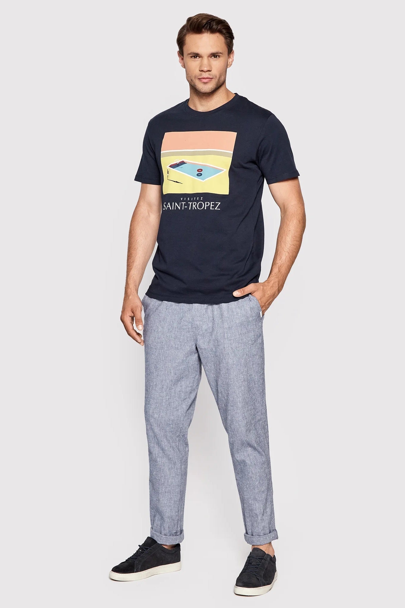 T-Shirt JORMAGAZINE Bleu Marine