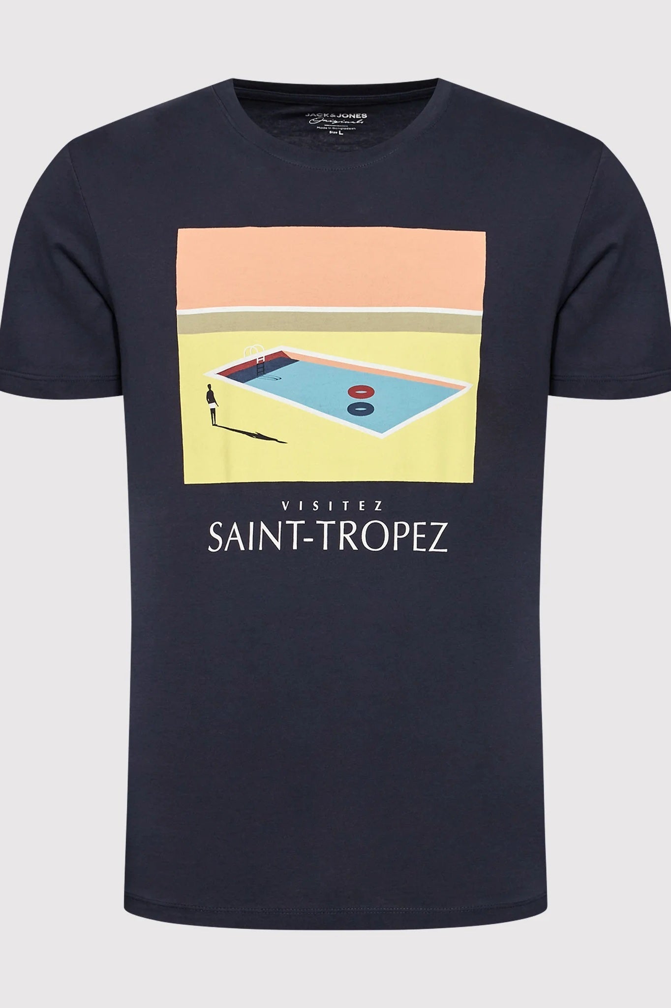 T-Shirt JORMAGAZINE Bleu Marine