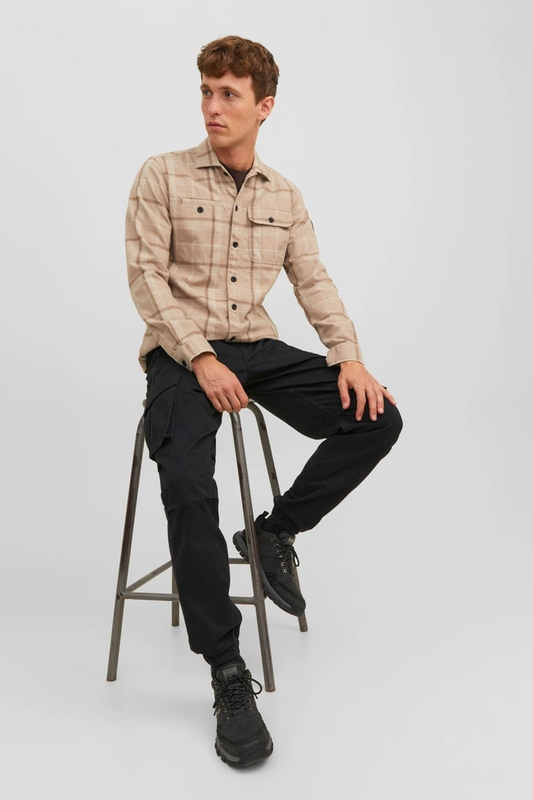 Cargo JPSTKANE JJNOAH CUFFED CARGO N Noir
