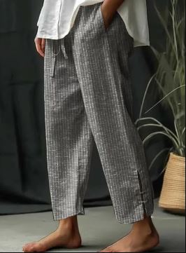 Pantalon rayé classique