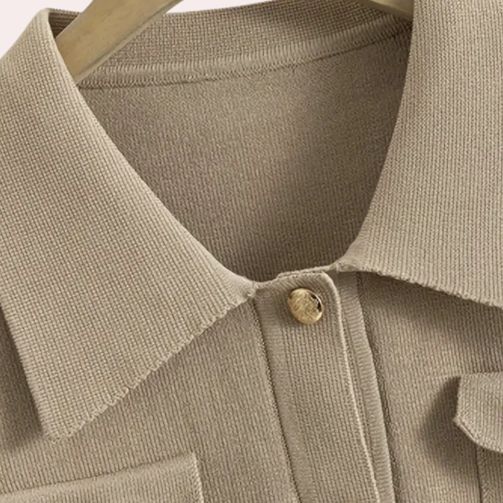 Ensemble à Deux Pièces Boutonné pour Femme