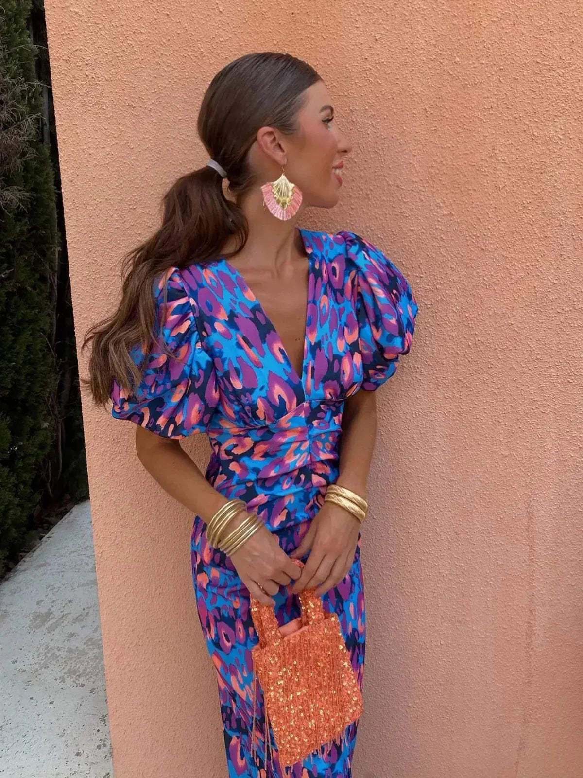 Élodie | Robe Maxi Colorée