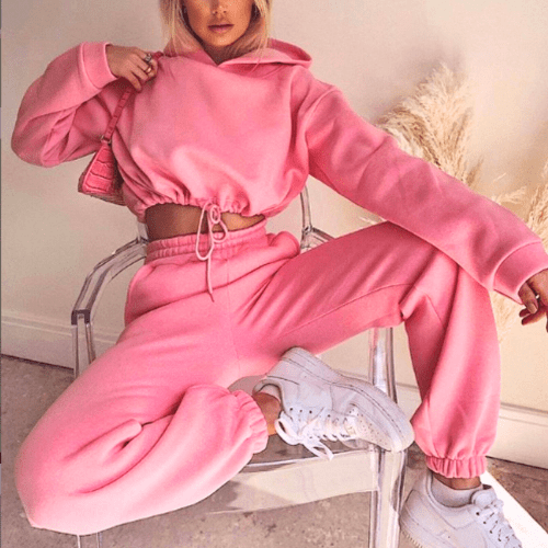 Ensemble Jogging Deux Pièces Stylé Pour Femme