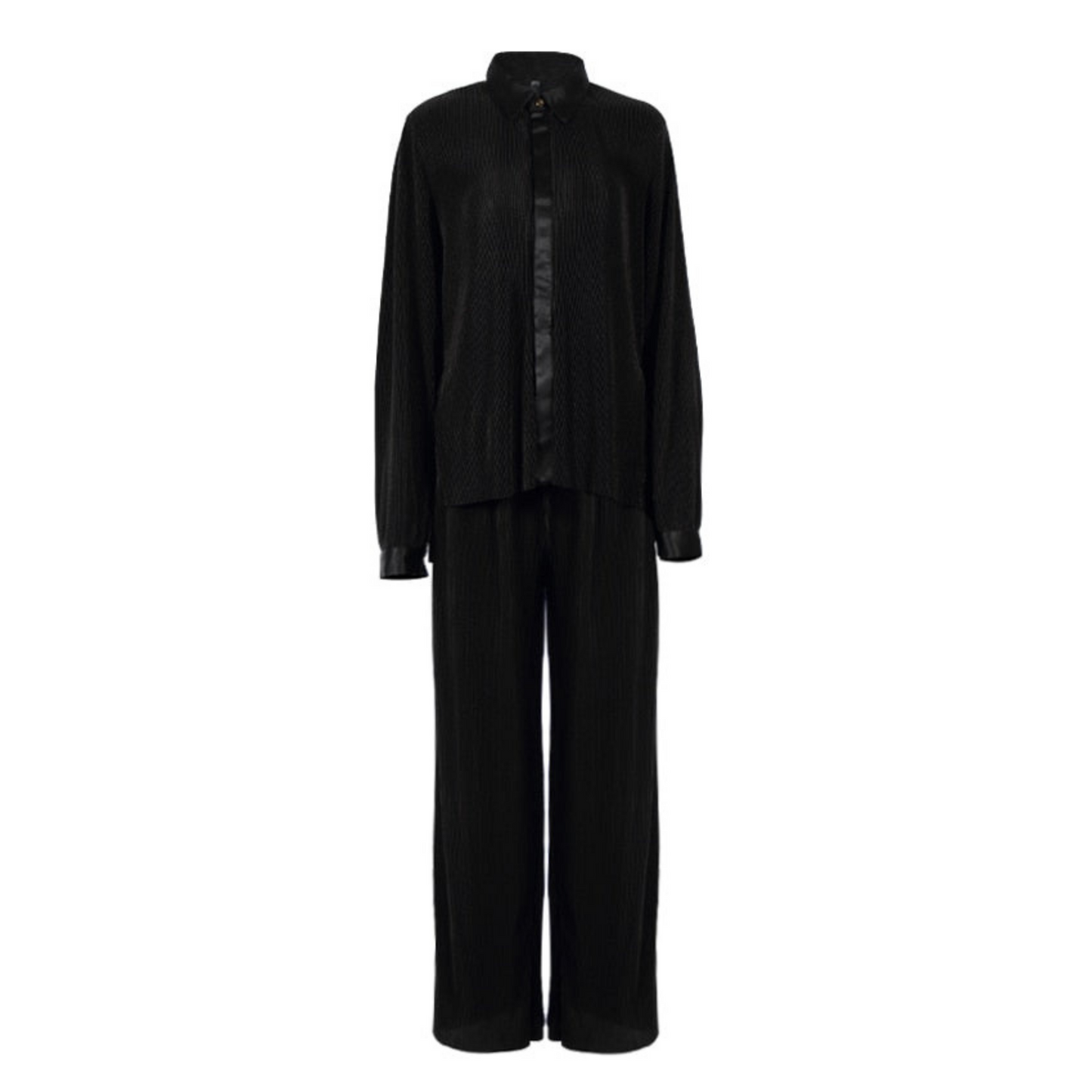 Ensemble Chemise Longue et Pantalon Stylé Pour Femme