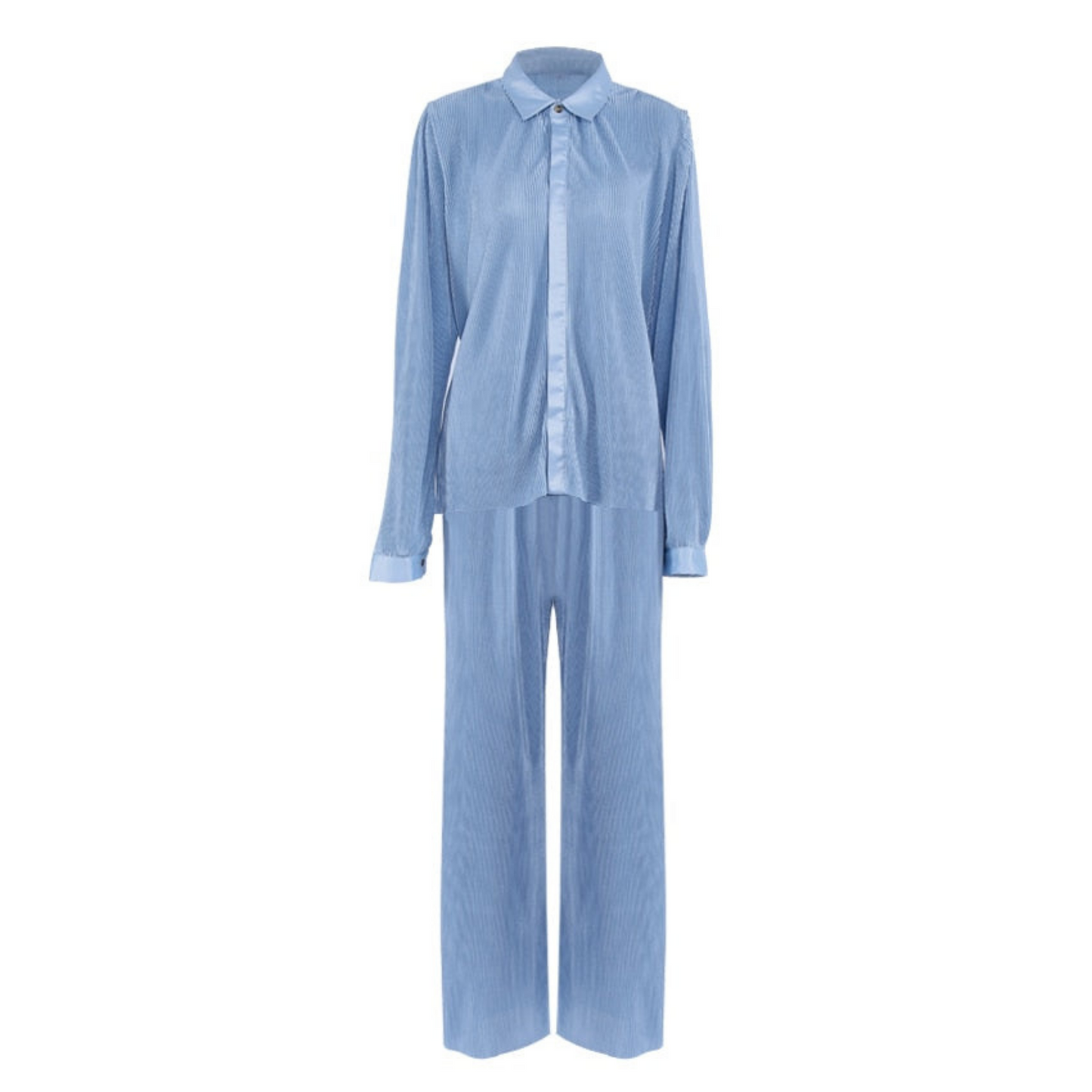 Ensemble Chemise Longue et Pantalon Stylé Pour Femme