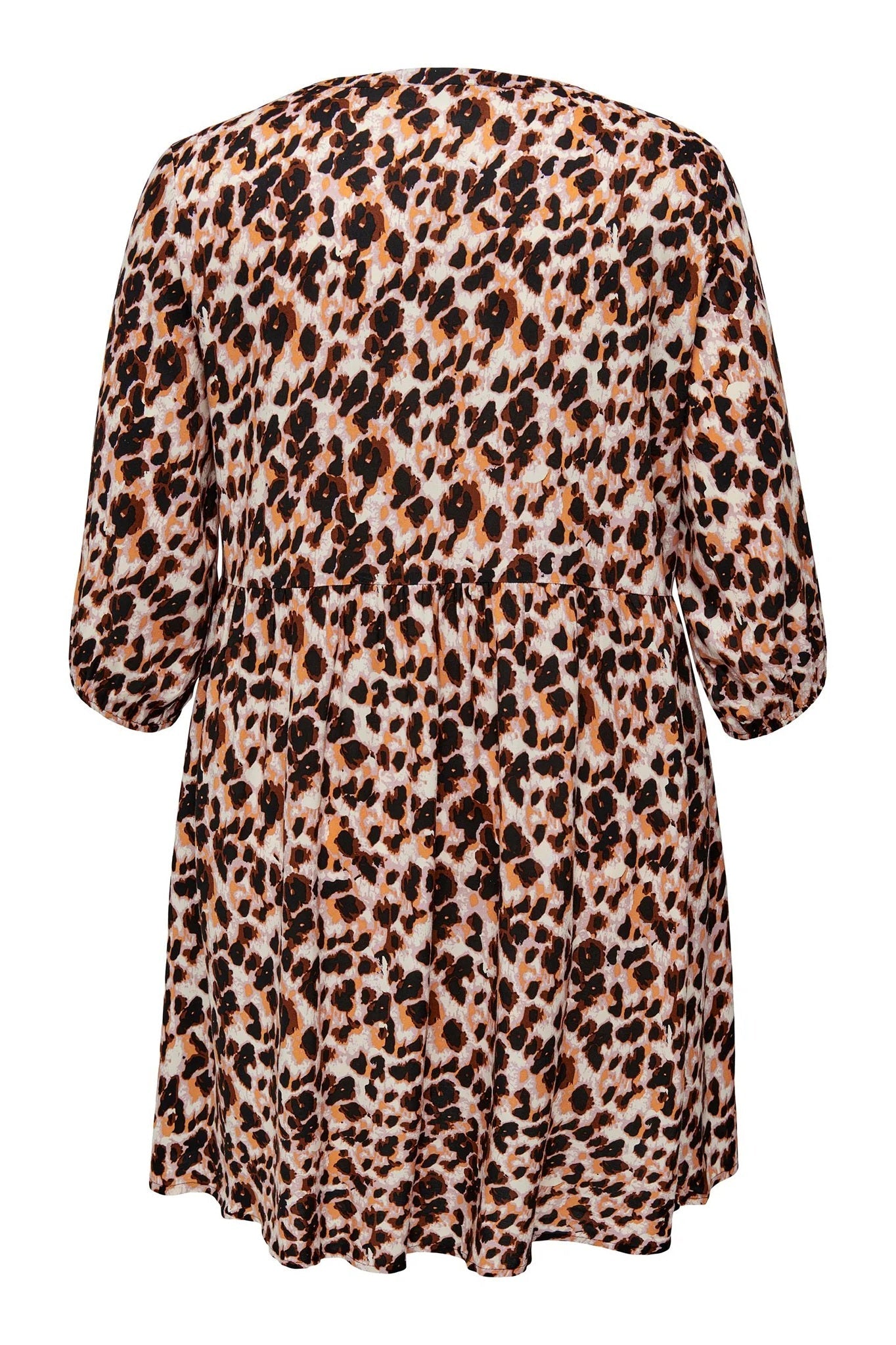 Robe CarSunva Ecru Léo Orange