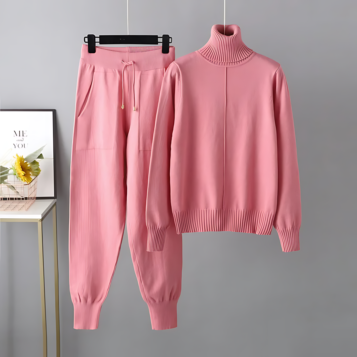 Avril™ | Ensemble Col Rolled Élégant et Confortable