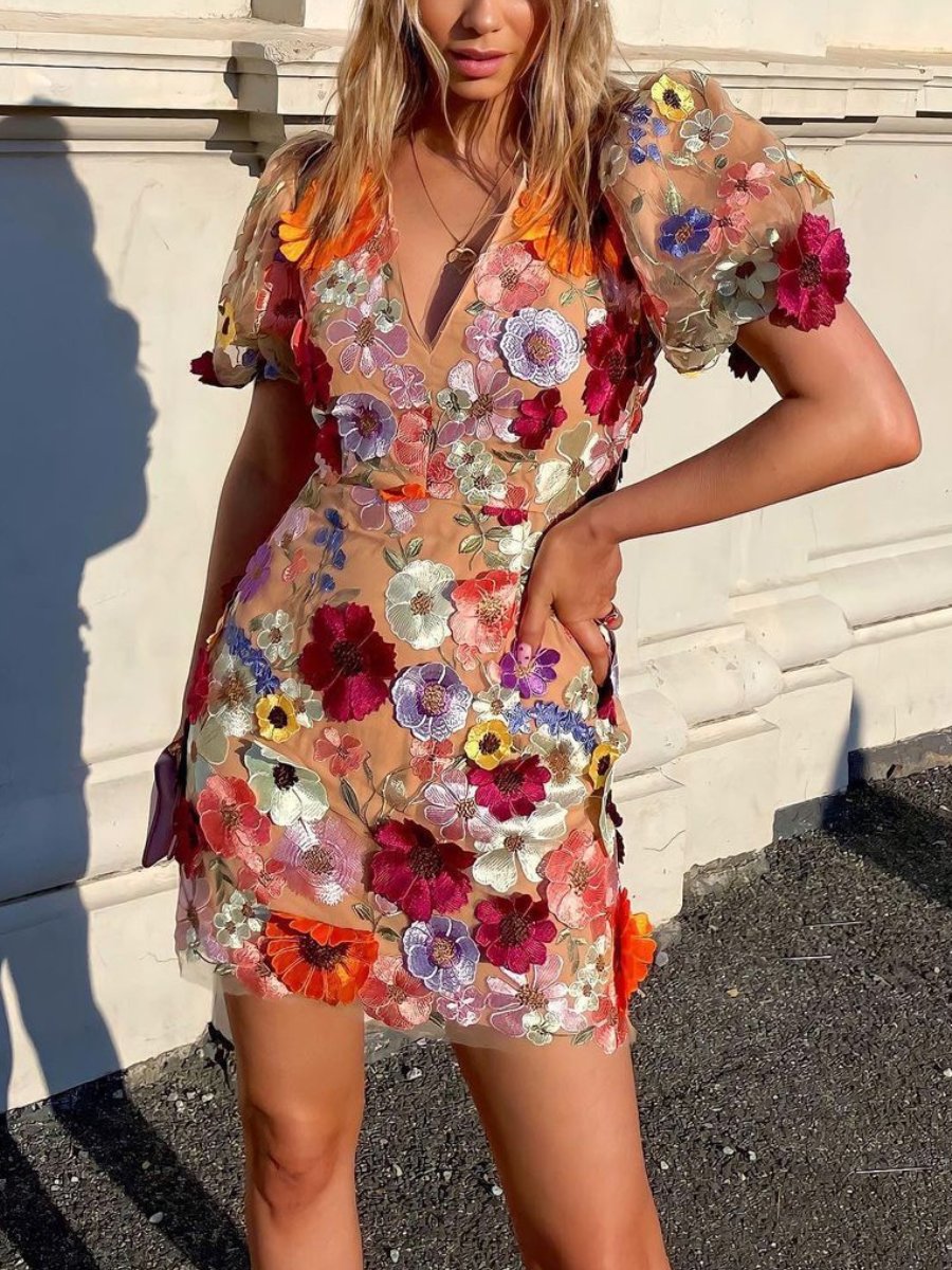 Pauline Laurent® | Robe florale pastel