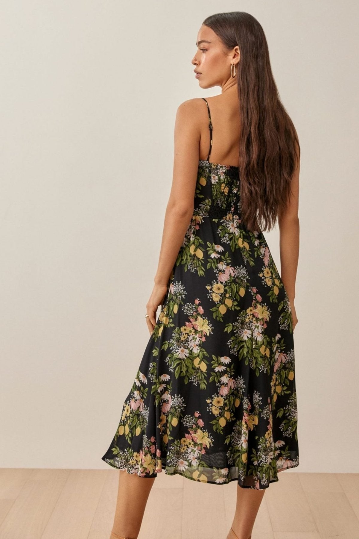 Pauline Laurent® | Robe midi imprimée