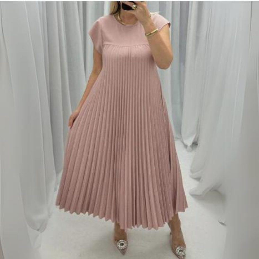 Seline® | Robe plissée légère et aérienne