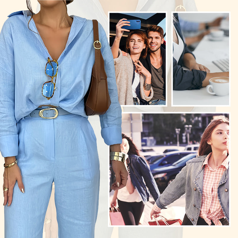 Ariel™ | Chemise Élégante et Pantalon Confortable