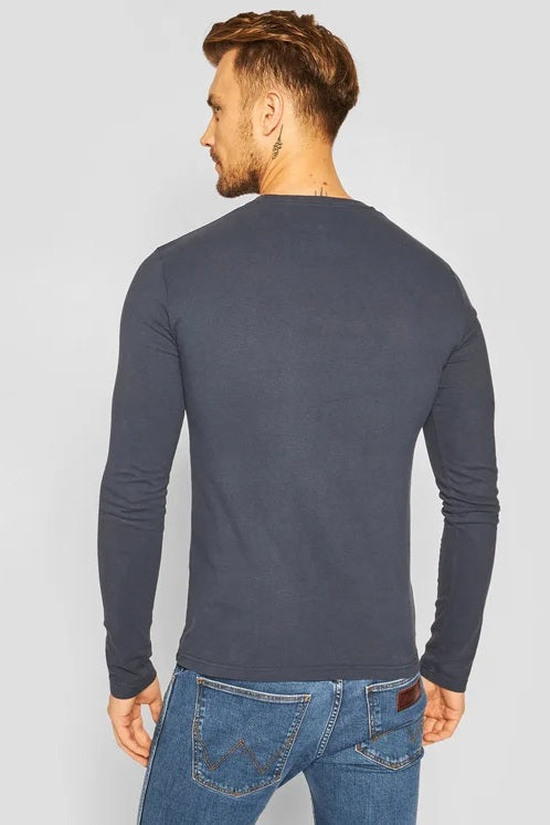 T-shirt Manche Longue Barry Bleu Marine