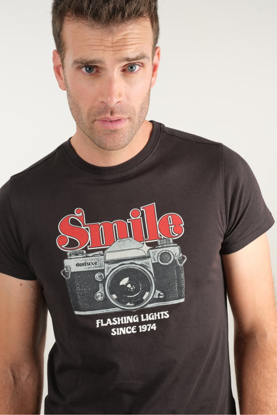 T-Shirt Smile Noir