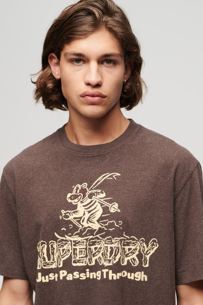 T-shirt Hyppolite Brun