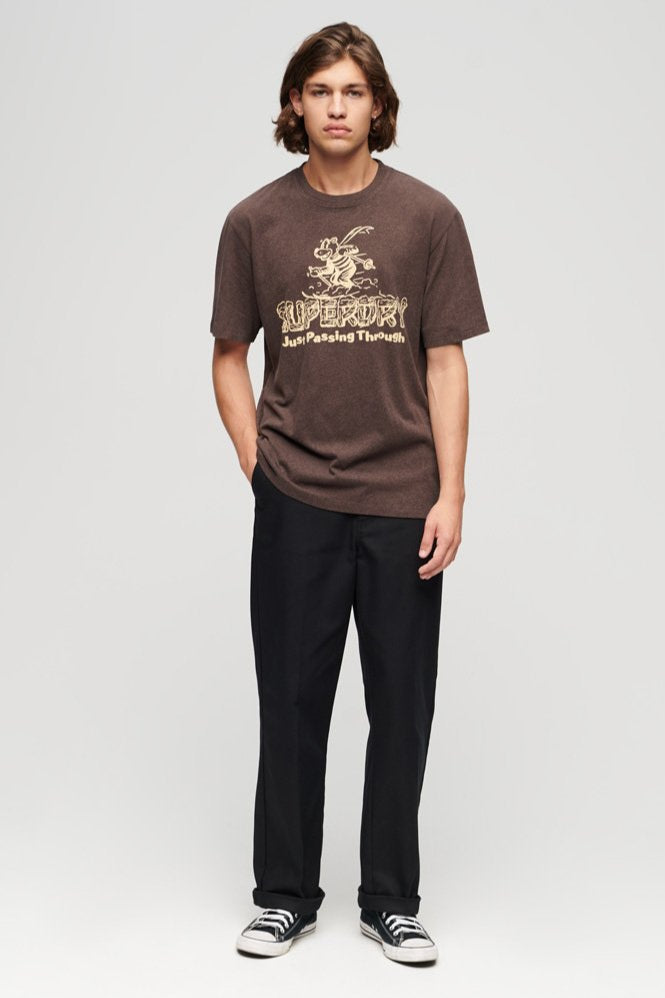 T-shirt Hyppolite Brun