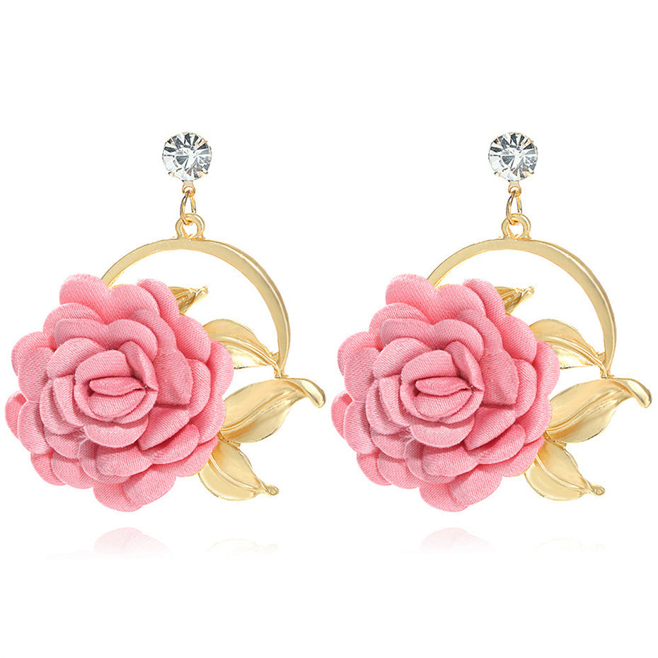 Alice Leroy® | Bellccini Boucles d'oreilles en strass RoseGlow