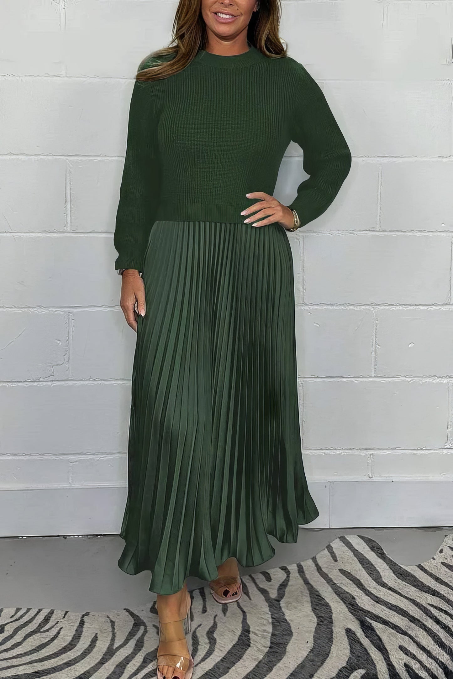 Carlotta | Pull et Jupe Plissée