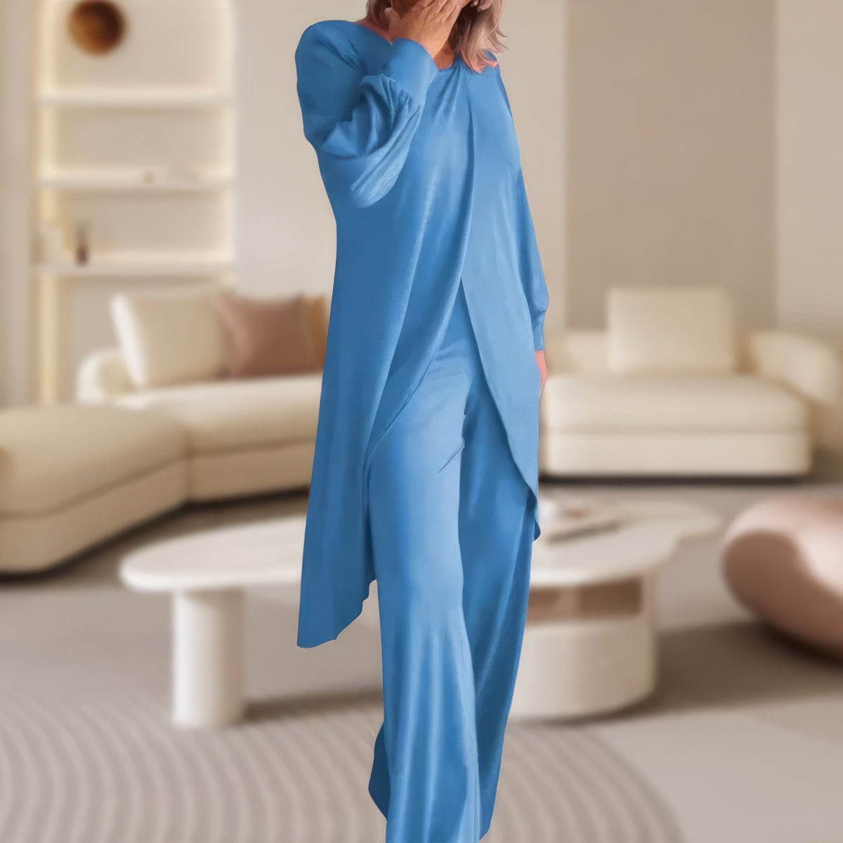 Ensemble de haut et pantalon ultra-doux et confortable pour femmes.