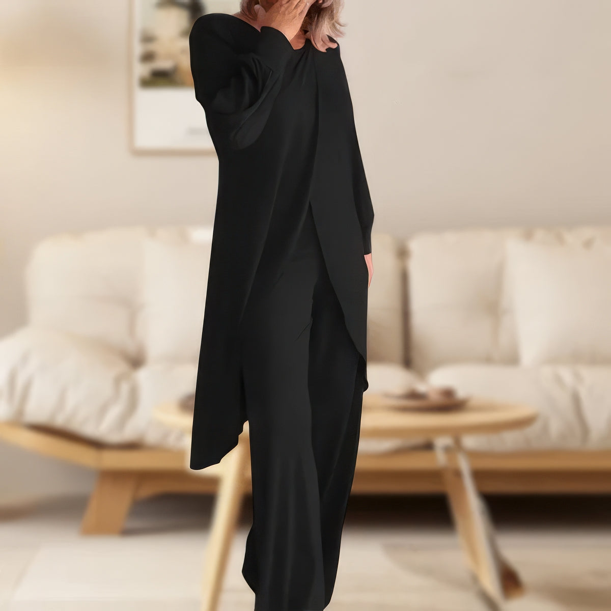 Ensemble de haut et pantalon ultra-doux et confortable pour femmes.