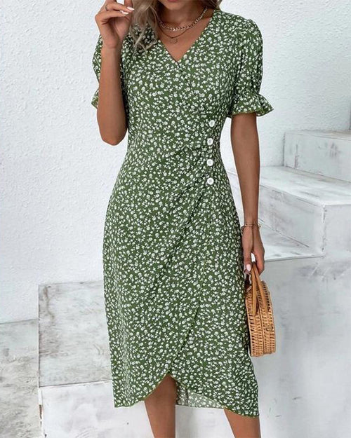 Brigitte™ | Robe Florale Élégante