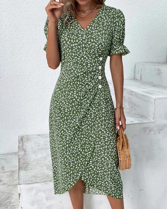 Brigitte™ | Robe Florale Élégante