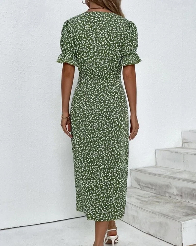 Brigitte™ | Robe Florale Élégante