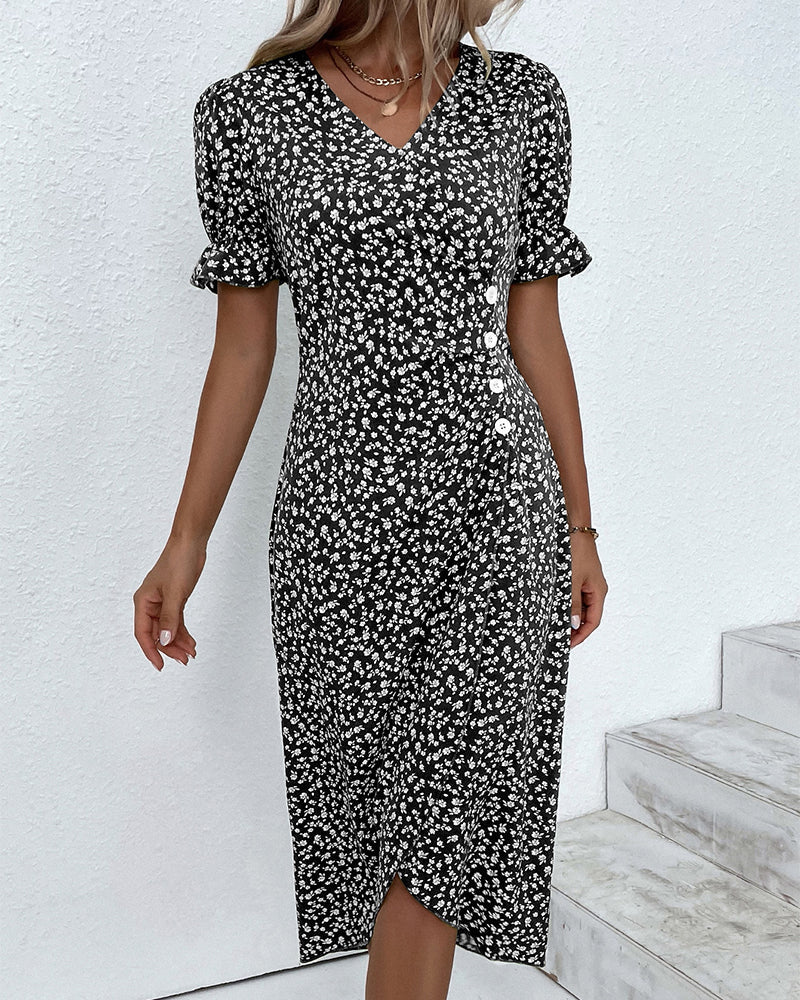 Brigitte™ | Robe Florale Élégante