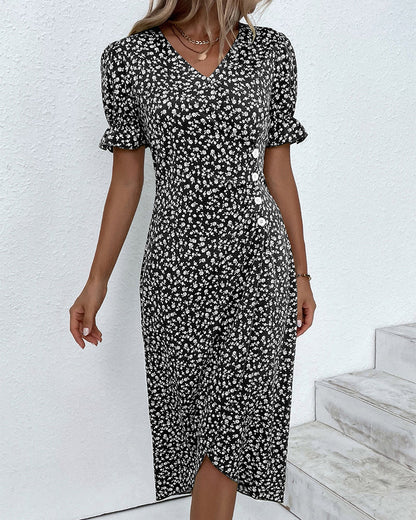 Brigitte™ | Robe Florale Élégante