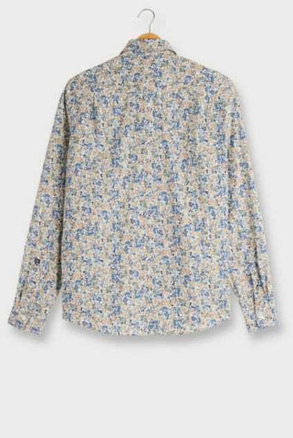 Chemise Nautic Sunset Kaki/Bleu