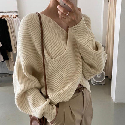 Benilde™ | Pull en maille croisée chic