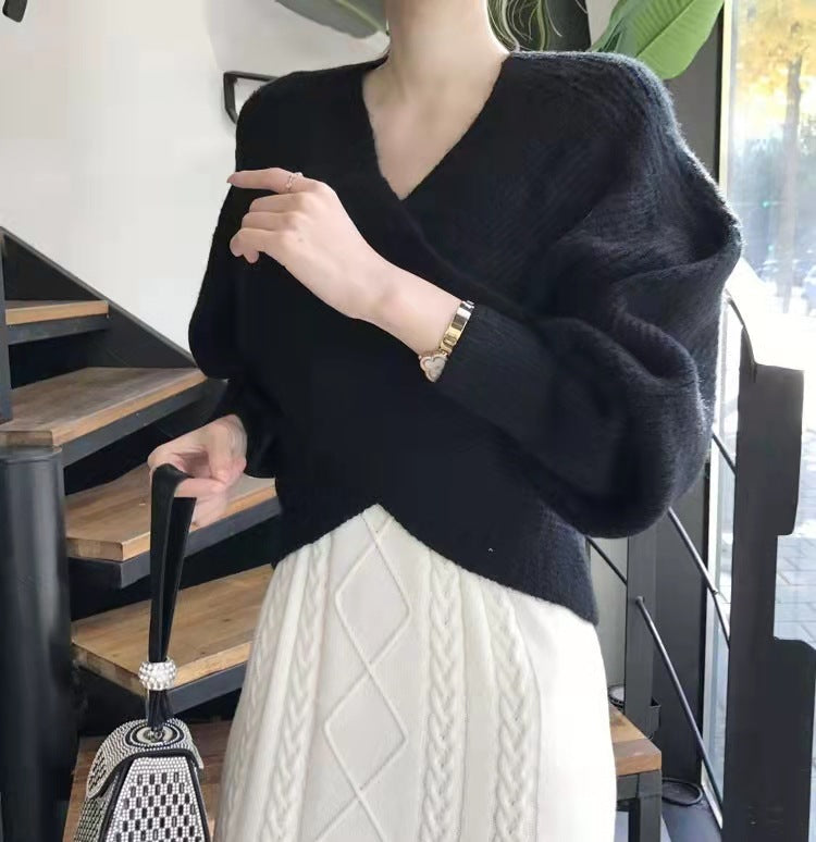 Benilde™ | Pull en maille croisée chic