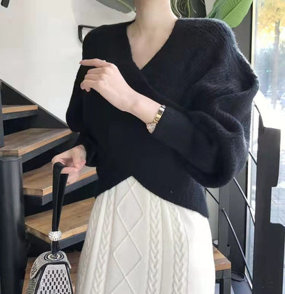 Benilde™ | Pull en maille croisée chic