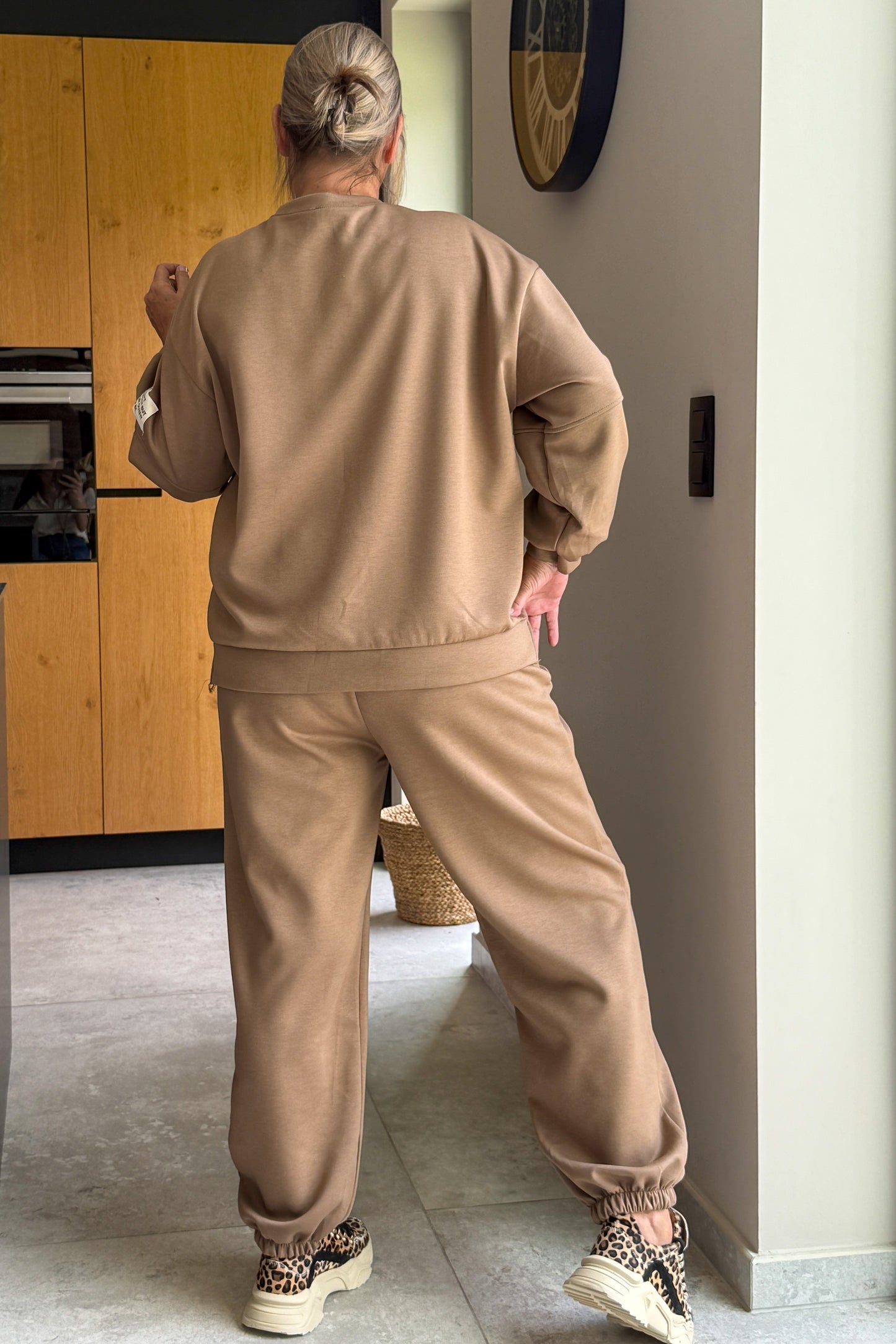 Ensemble " Life isn't Perfect ..." Taupe/Camel GT