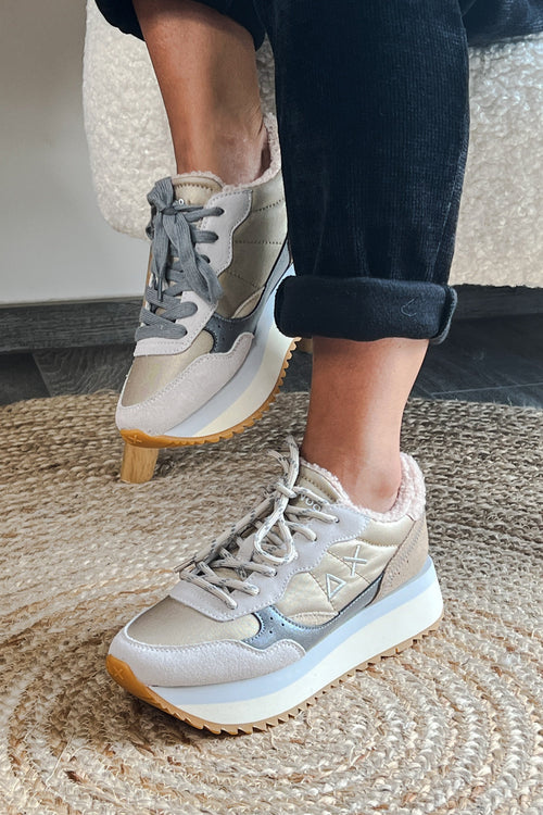 Basket Sun 68 Compensées Blanc