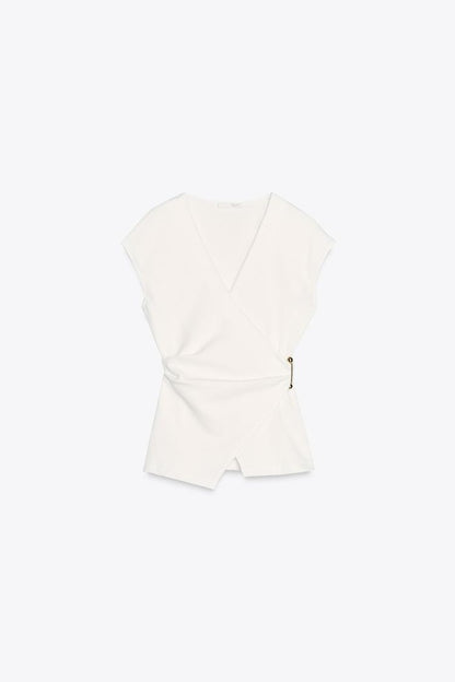 Ensemble Élégant en Tissu Texturé