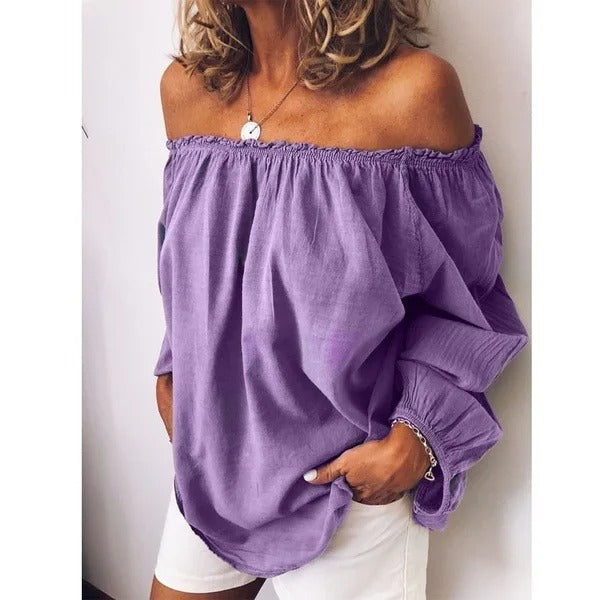Blouse Épaules Dénudées Bohème