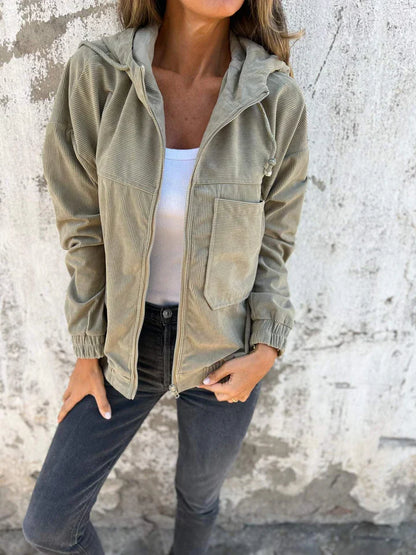 Andria™ | Veste Décontractée en Velours Côtelé