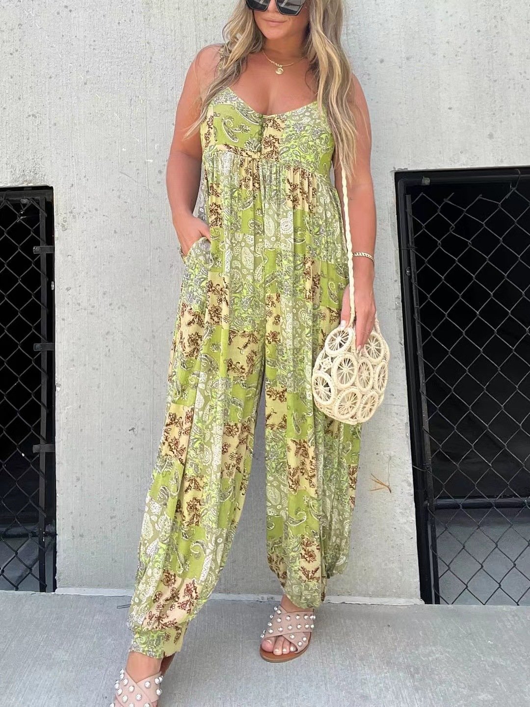 Zarae™ | Salopette Pantalon Bouffant Boho